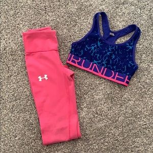 Girls Under Armour bundle (YXS)